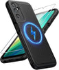 FNTCASE for Google Pixel 10 / Pixel 10 Pro Case: Soft TPU Non Slip Blue