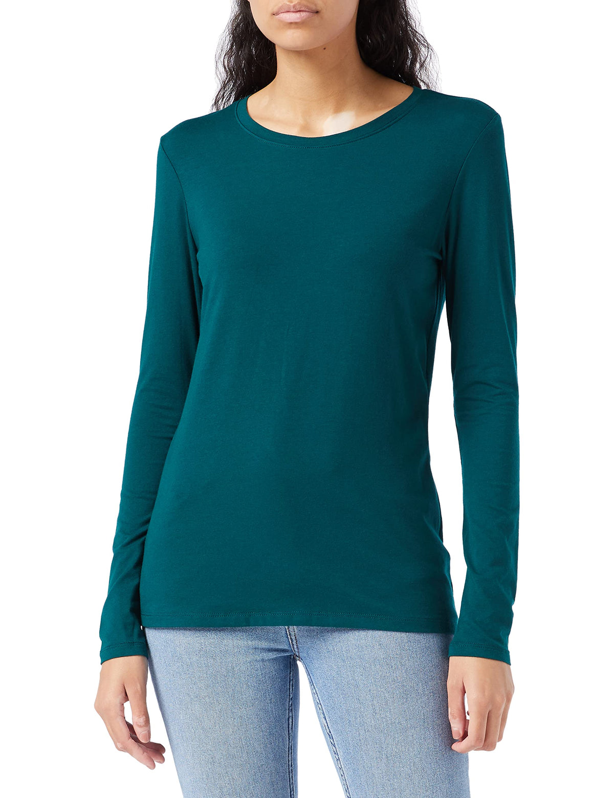 Amazon Essentials Women's Regular-Fit Long-Sleeve Crewneck T-Shirt