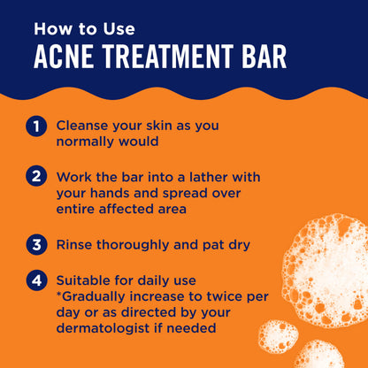 PanOxyl Acne Cleansing Bar, 2% Salicylic Acid, For Face & Body, 4 oz