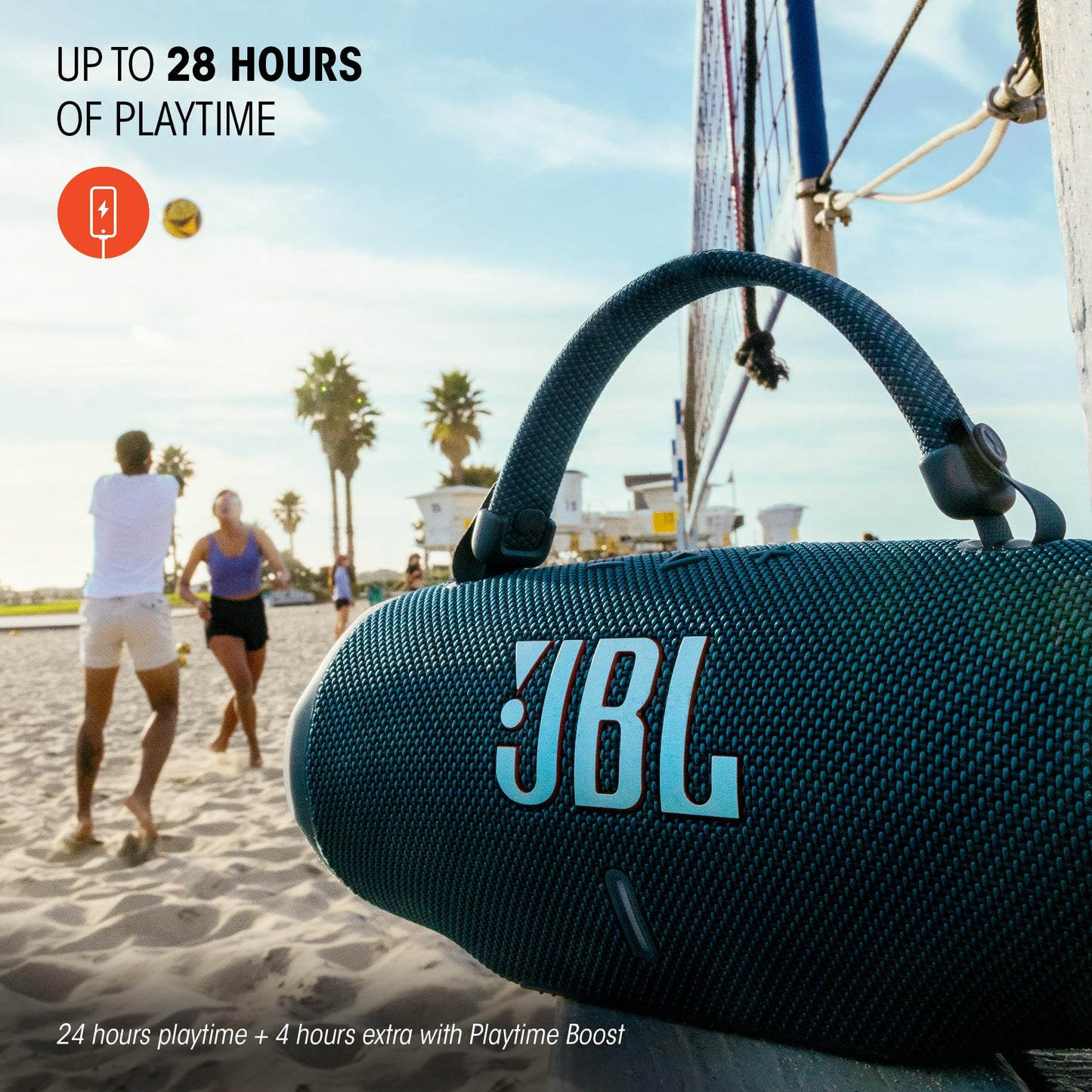 JBL Charge 6 Portable Bluetooth Speaker, Waterproof, Drop-Proof - Teal