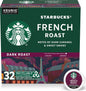 Starbucks K-Cup Coffee Pods, Dark Roast Hot or Iced Coffee, French Roast, 96 Keurig Pods