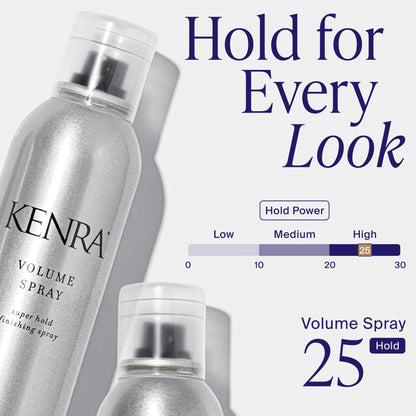 Kenra Professional Volume Spray 25 | Super Hold Finishing & Styling Hairspray | Flake-free & Fast-drying | Wind & Humidity Resistance | All Hair Types