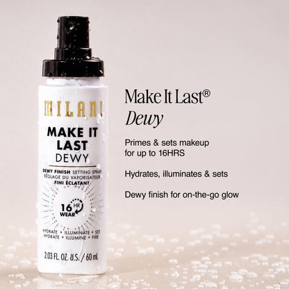 Milani Setting Spray + Primer, Make It Last Original Natural Finish