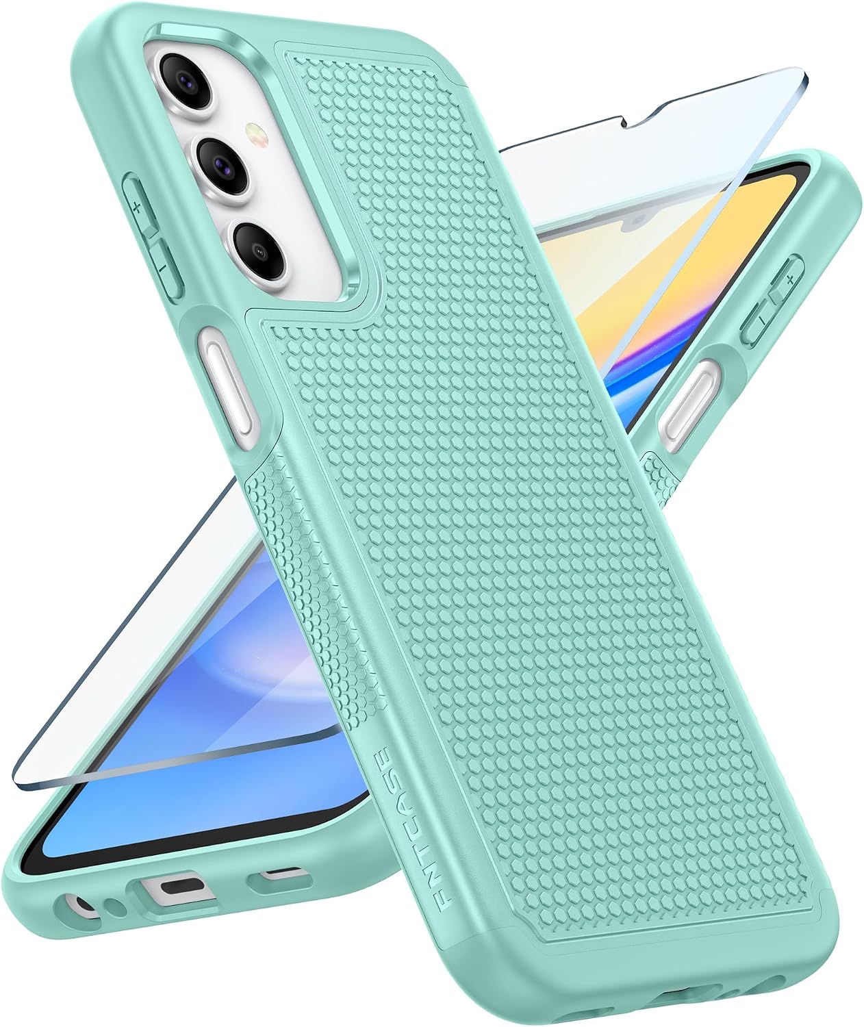 FNTCASE for Google Pixel 10 / Pixel 10 Pro Case: Soft TPU Non Slip Blue
