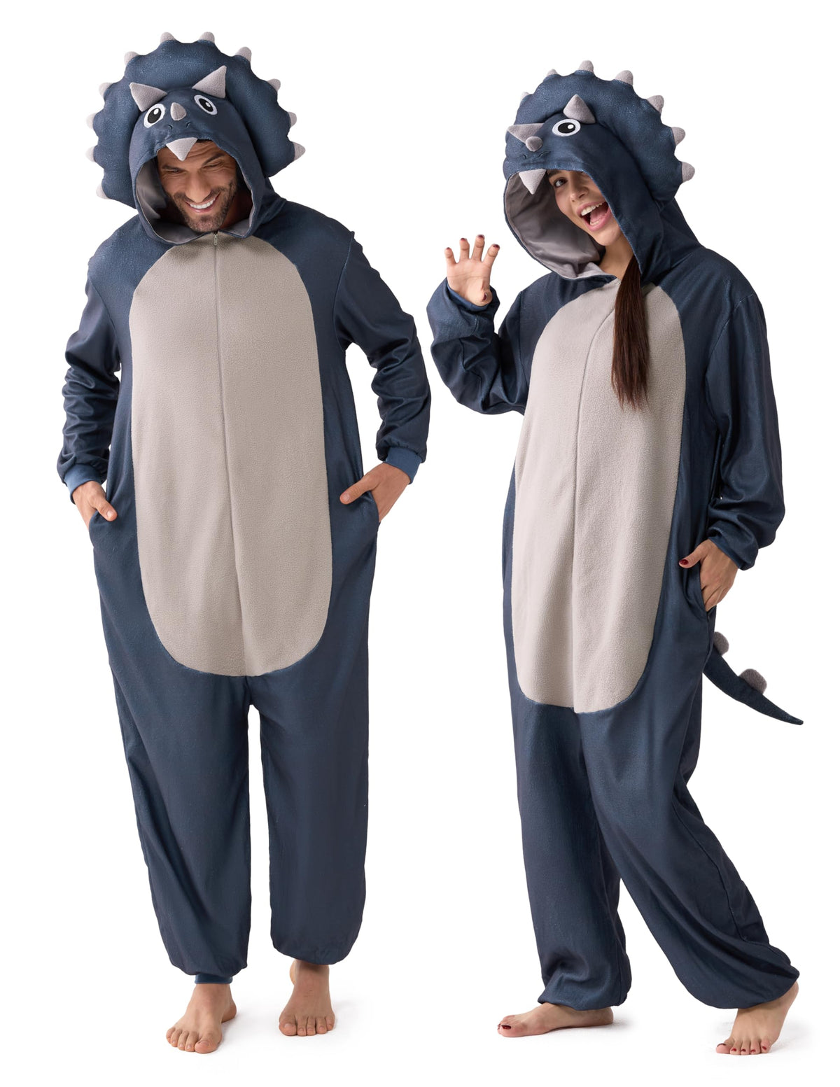 Spooktacular Creations Halloween Dalmatian Dragon Cow Costume, Animal Costume Hooded Jumpsuit for Halloween Cosplay Party