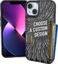 Smartish® iPhone 13 Wallet Case - Wallet Slayer Vol. 1 [Slim + Protective] Credit Card Holder - Drop Tested Hidden Credit Card Slot Cover for Apple iPhone 13 - Black Tie Affair