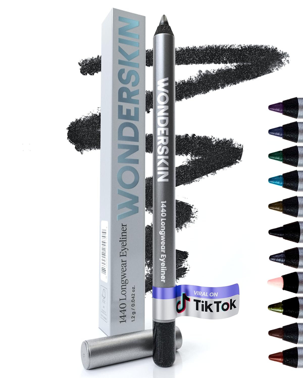 Wonderskin Eyeliner Pencil 1440 Longwear Eyeliner Waterproof & Smudge Proof