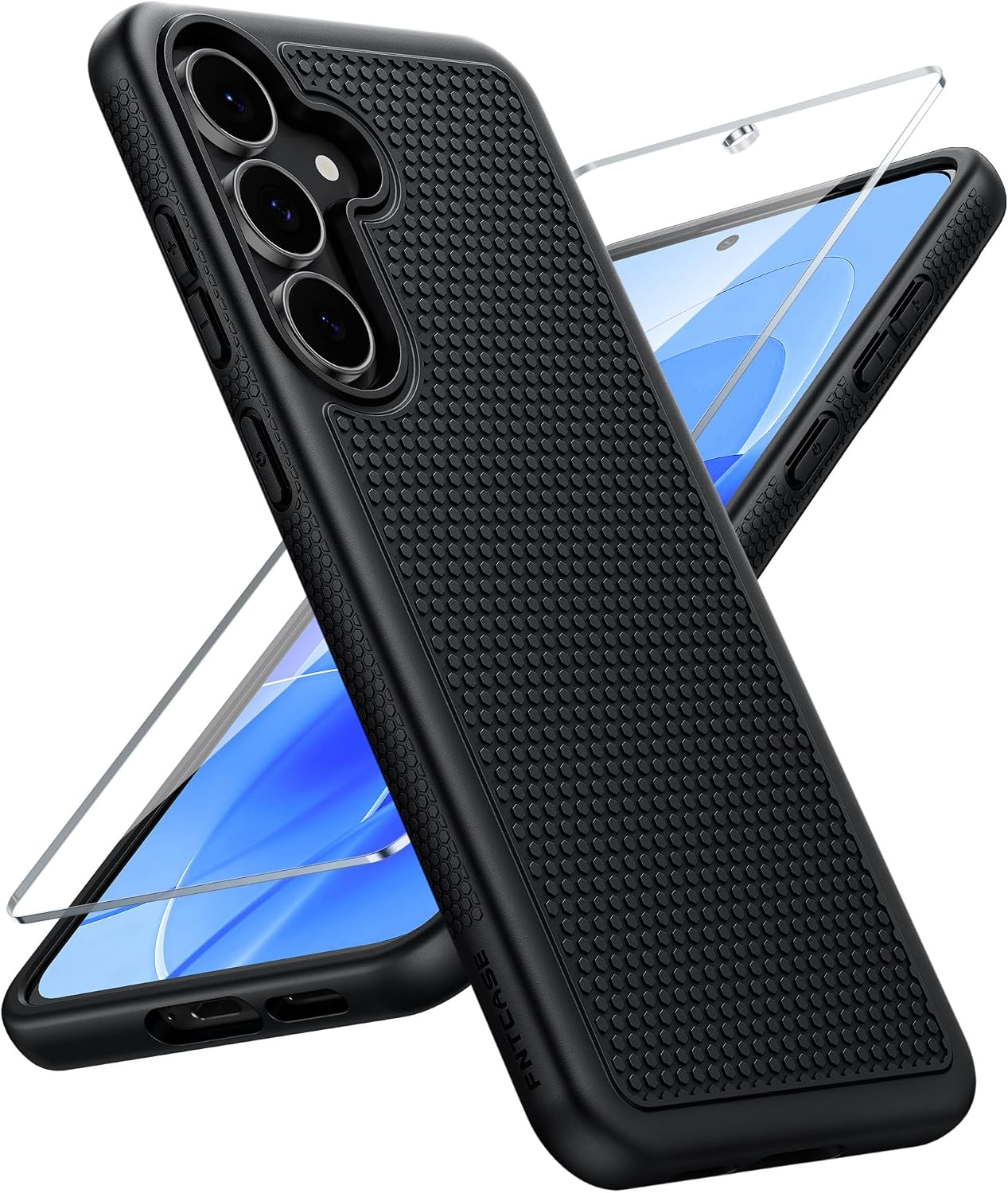 FNTCASE for Google Pixel 10 / Pixel 10 Pro Case: Soft TPU Non Slip Blue