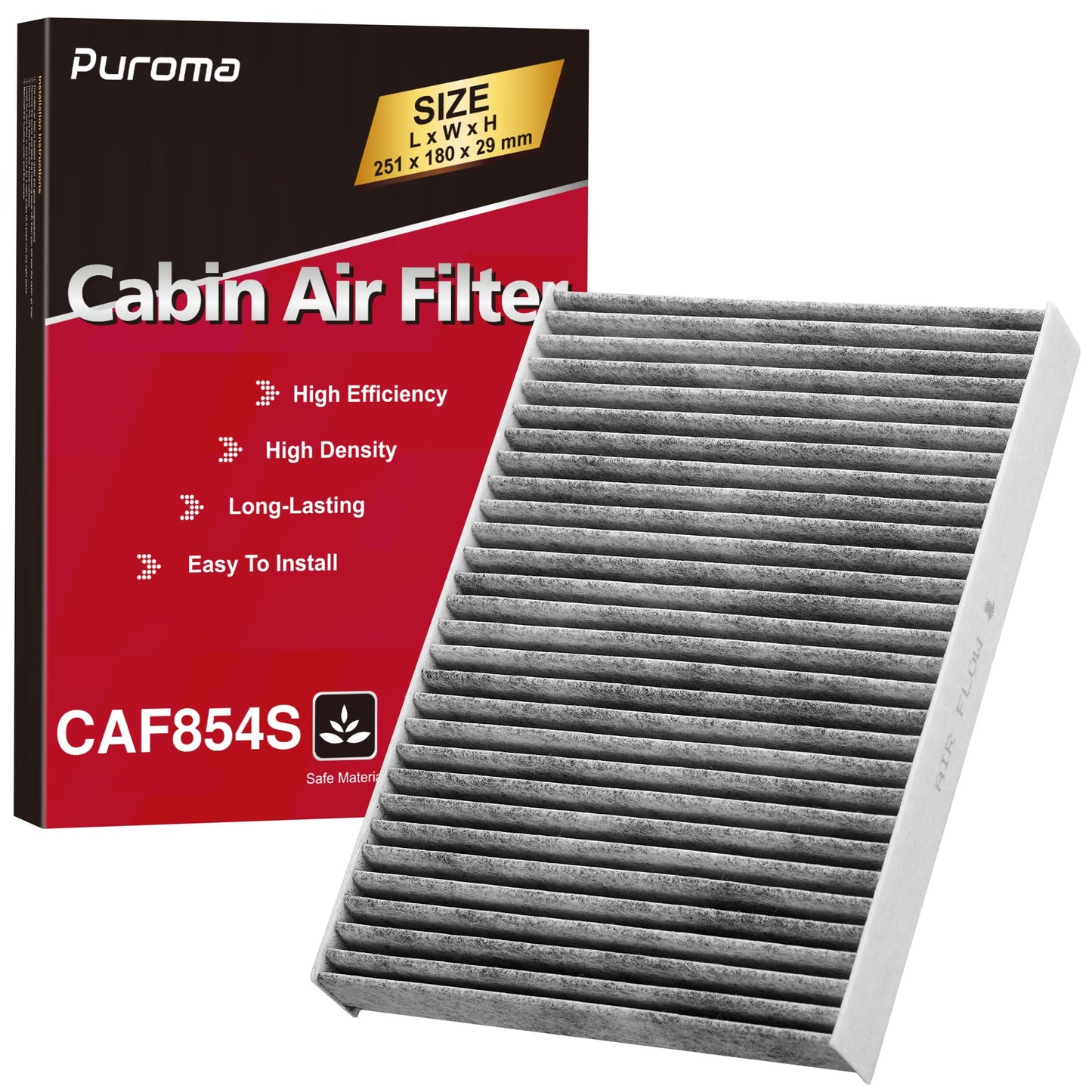 Puroma Cabin Air Filter Activated Carbon for CF11920 CP920 6043C Ford C-Max