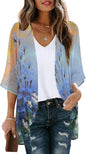 CHICGAL Womens Floral Kimono Cardigan Beach Cover Up Casual Summer Tops