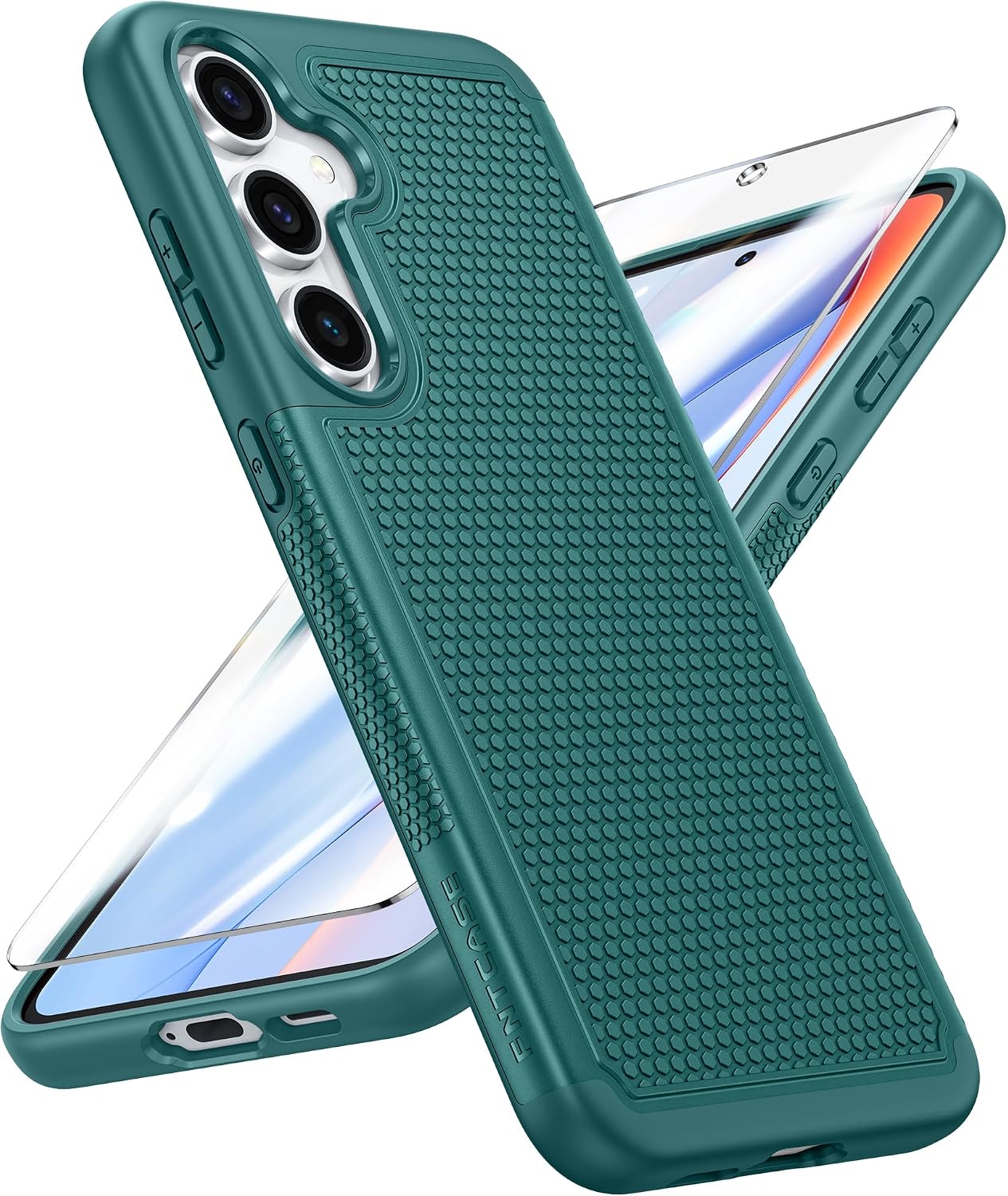 FNTCASE for Google Pixel 10 / Pixel 10 Pro Case: Soft TPU Non Slip Blue