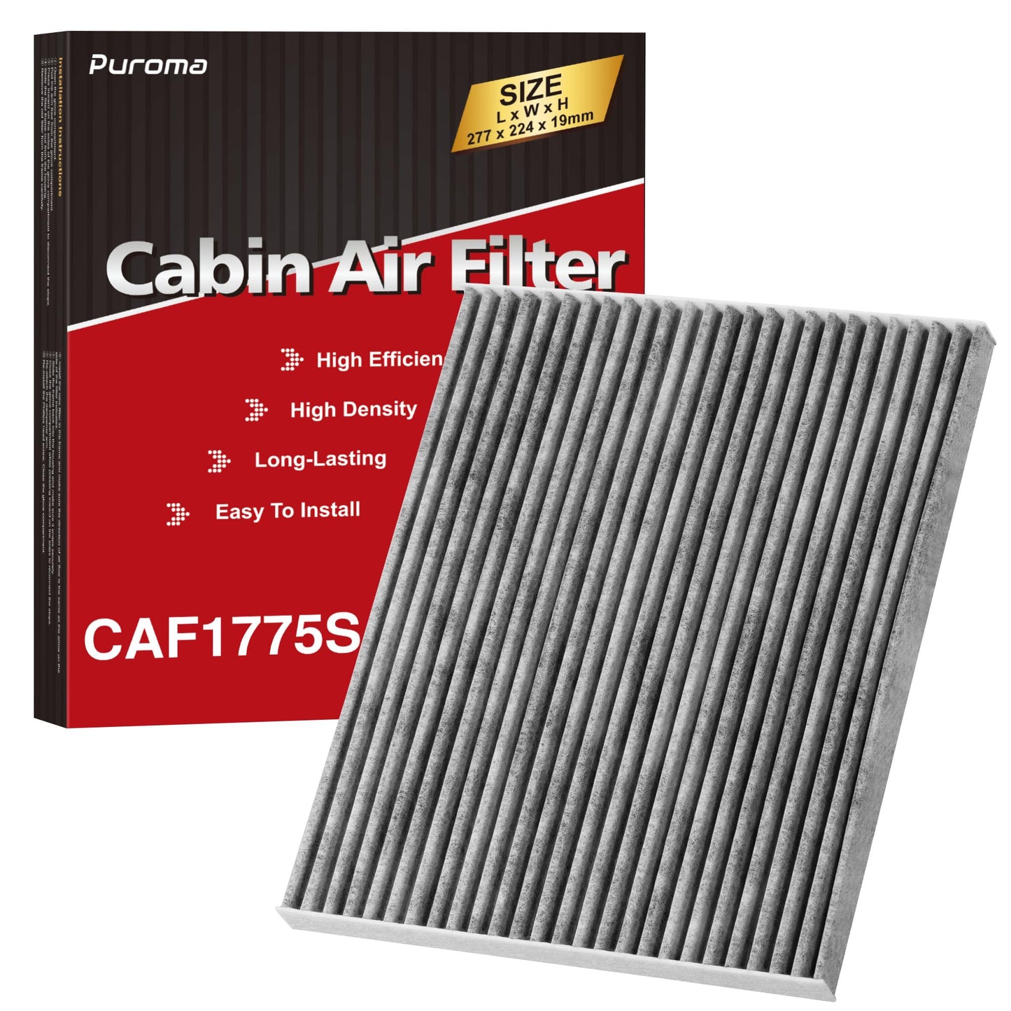 Puroma Cabin Air Filter Activated Carbon for CF11920 CP920 6043C Ford C-Max