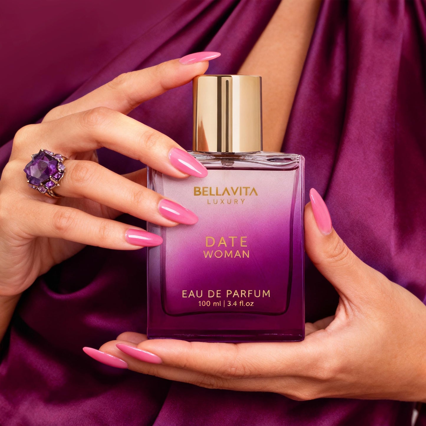 Bellavita Luxury Honey Oud Eau de Parfum | 100 ml (3.4 fl.oz.) | Perfume for Men and Women | Sweet Honey, Bergamot, Oud, and Amber Notes