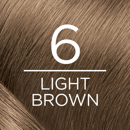 L'Oreal Paris Excellence Crème Permanent Hair Dye, Triple Care Hair Color with Hyaluronic Acid for 100% Gray Coverage, 4 Dark Brown, 1 Kit (Packaging May Vary)