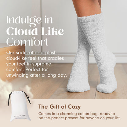 Unboxme Gifts Warm & Cozy Ultra-Luxe Cloud Fuzzy Socks, Gifts for Women
