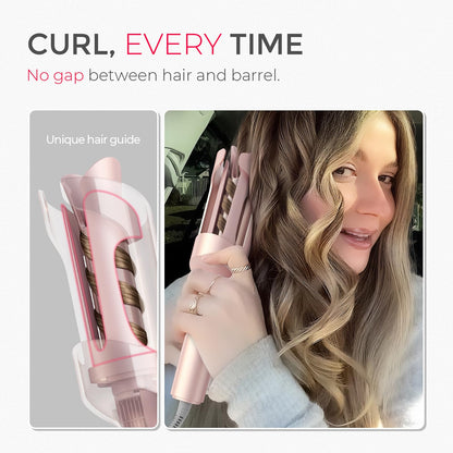 TYMO Automatic Rotating Curling Iron, TYMO CURLPRO Beach Waves Hair Curler