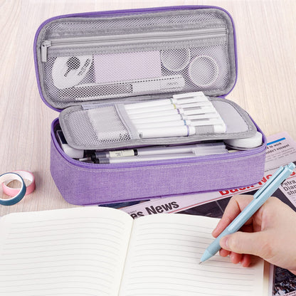 WEMATE Pencil Case, Large Storage Organizer, Makeup Bag, Teacher Must - have, Big Pencil Pouch, Marker Case for College
