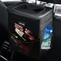 HOTOR Car Trash Can, Leakproof Car Organizer, 2-Gallon, Black