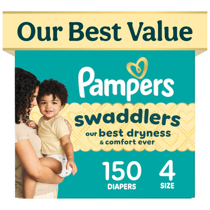 Pampers Swaddlers Baby Diapers, Size 5, 132 Count