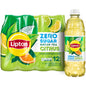 Lipton Zero Sugar Iced Tea, Green Tea Citrus, 16.9 fl oz Bottles, (12 Pack), 100% DV Vitamin C