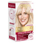 L'Oreal Paris Excellence Crème Permanent Hair Dye, Triple Care Hair Color with Hyaluronic Acid for 100% Gray Coverage, 4 Dark Brown, 1 Kit (Packaging May Vary)