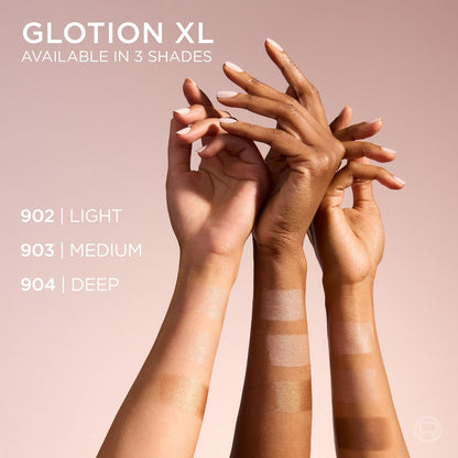 L'Oreal Paris Makeup True Match Lumi Glotion, Natural Glow Enhancer, Illuminator Highlighter, Bronzing Drops For a Sun-Kissed Glow, 903 Medium