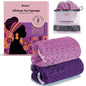 CORATED African Net Sponge with Knots Authentic, Shower Loofah Bath Sponge