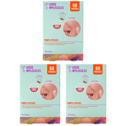 Good Molecules Pimple Patches, Hydrocolloid Patches, 600 Count (60 x 10)