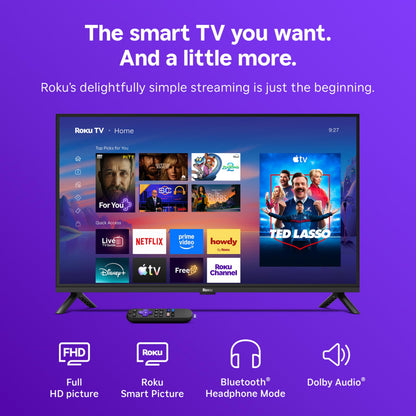 Roku 32-Inch Select Series Smart TV 2026-720p HD TV - RokuTV