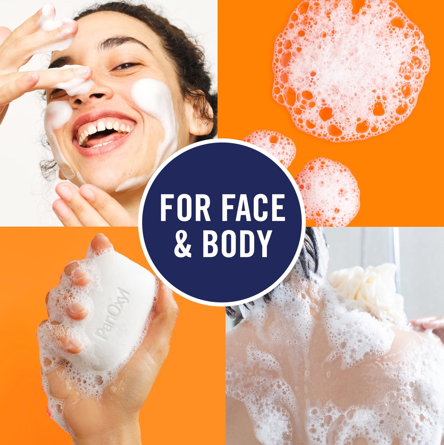 PanOxyl Acne Cleansing Bar, 2% Salicylic Acid, For Face & Body, 4 oz