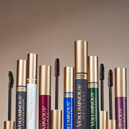 L’Oreal ParisVoluminous Waterproof Volume Building Mascara, Black [360], 0.28 oz (Pack of 3)
