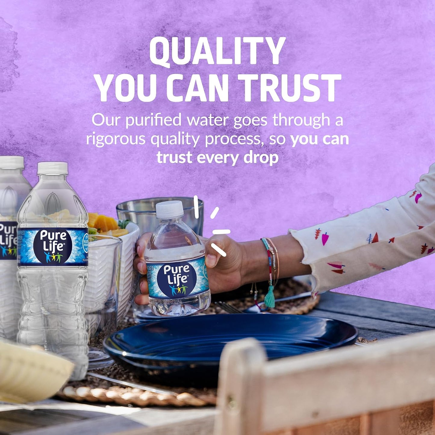 Pure Life Purified Bottled Water, 12 Pack - Still Drinking Water Enhanced with Minerals for a Crisp Taste - 16.9 Fl Oz - Toy Story 5 Packaging Graphics
