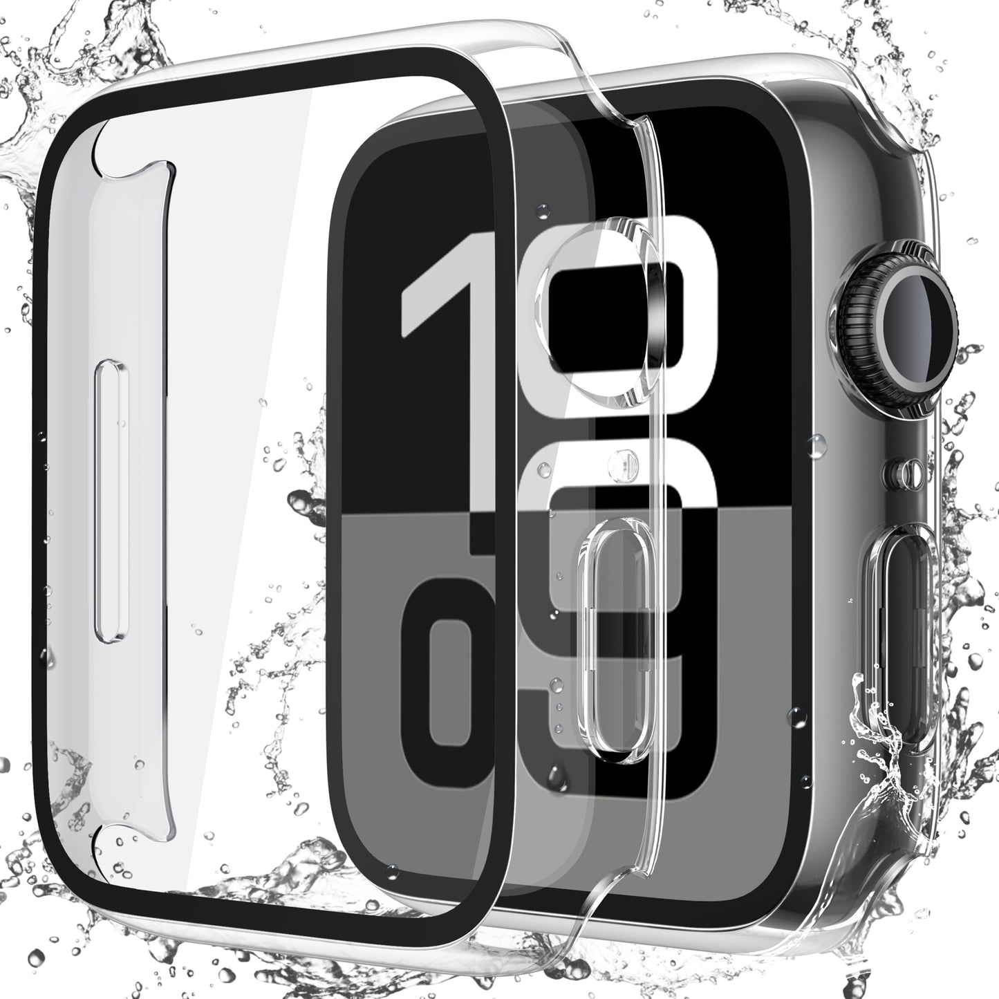 Misxi 2-Pack Waterproof Case for 46mm Apple Watch Series 11/10