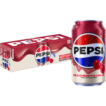 Pepsi Cola Soda, 12 Fl Oz Cans (Pack of 12)