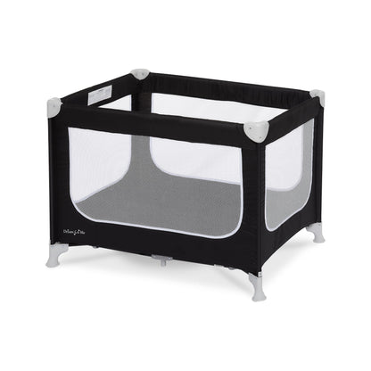 Dream On Me Zodiak Portable Playard, Compact for Travel, Carry Bag, Gray & Pink
