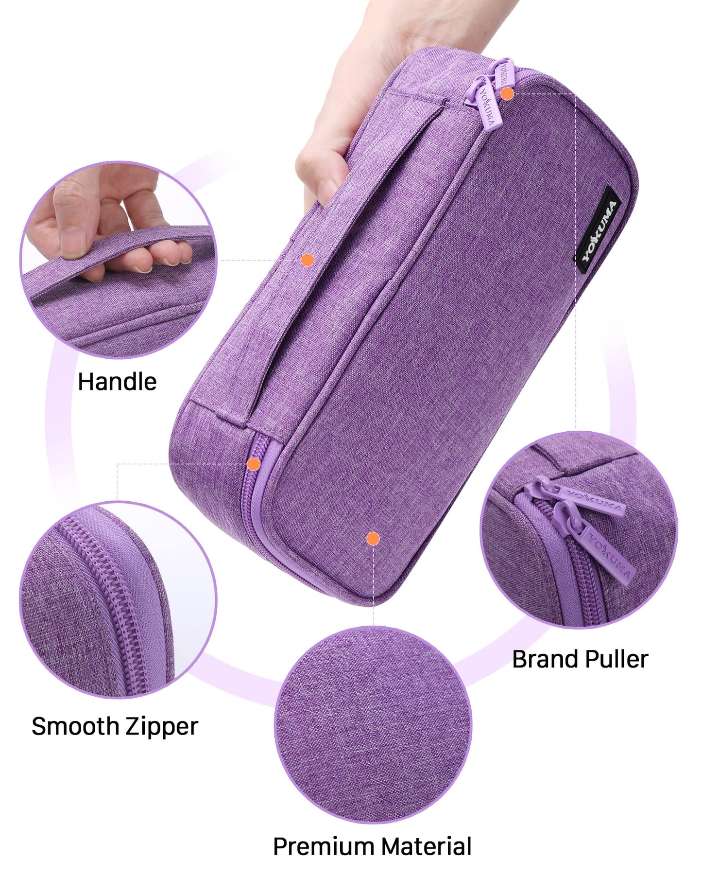 YOKUMA Pencil Case Big Capacity Pencil Pouch Bag Box for Girls Boys Gift