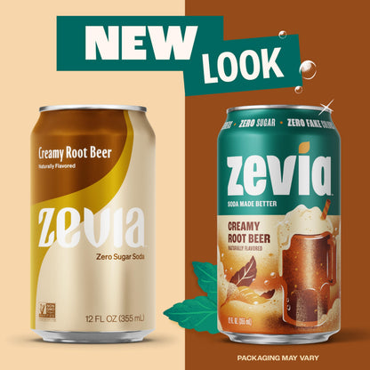 Zevia Zero Sugar Soda, Cola, 12 oz Cans (24-Pack) – Naturally Sweetened, Zero Calorie Sugar Free Soda - Non-GMO Project Verified, Gluten-Free, Vegan