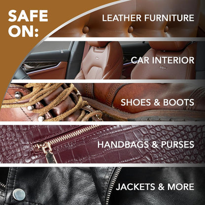Weiman Leather Cleaner, Conditioner & Protector, Car Interior & Furniture