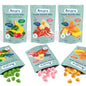 Amara Smoothie Melts - Mango Carrot - Organic Baby Snacks w/ Fruits & Veggies - Plant Based Yogurt Melts - Healthy Toddler Snack - Activity Book Included - Enjoy From 10+ Mos - 6 Resealable Bags