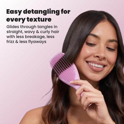 Tangle Teezer Ultimate Detangler Brush, Straight to Wavy, Liquorice Black