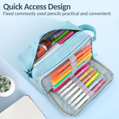 Sooez Original High Capacity Pencil Case, Big Pencil Bag Pouch Organizer