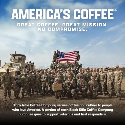 Black Rifle Coffee Medium Roast K Cup Coffee Just Black 32 Count