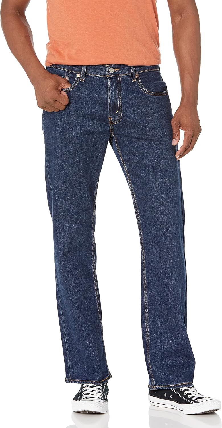 Levi Strauss Signature Gold Men's Relaxed Fit Flex Waistband Jeans
