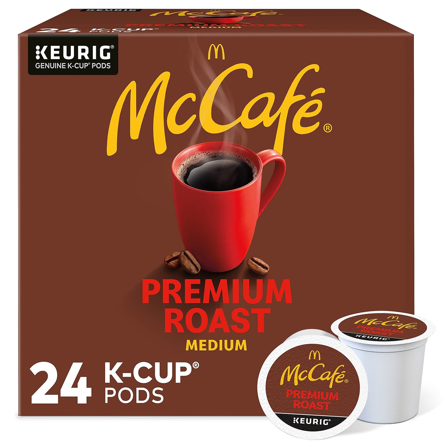 McCafe Premium Roast Coffee, Single Serve Keurig K-Cup Pods, Medium Roast, 84 Count