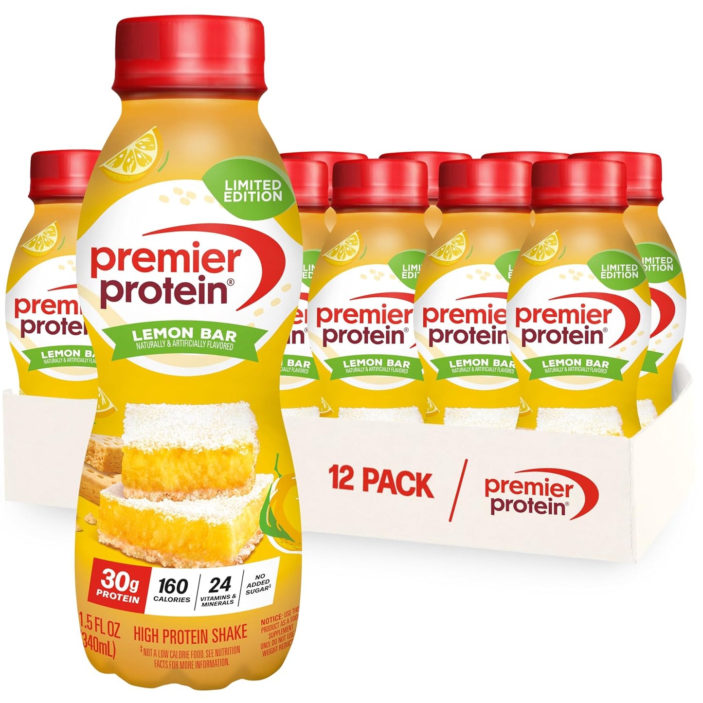 Premier Protein 30g High Protein Shake, Chocolate, 12 Pack