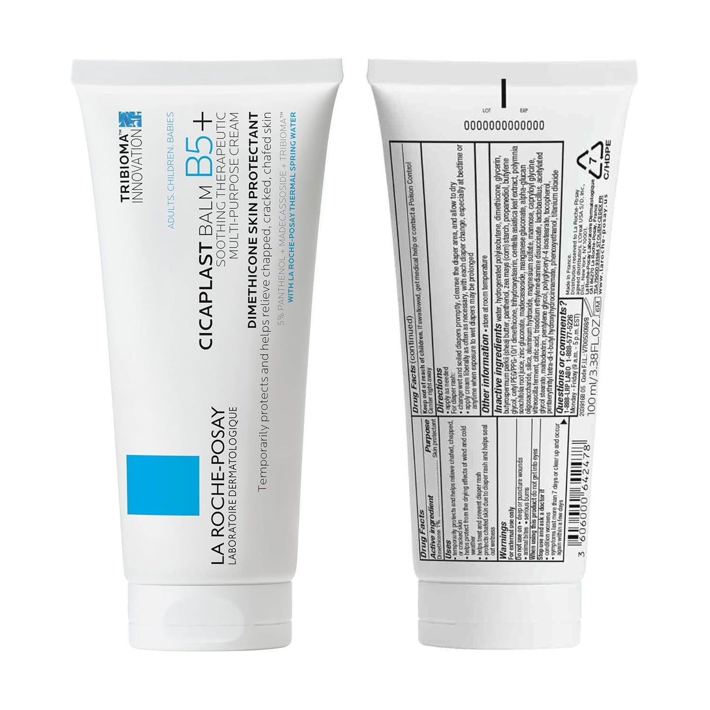 La Roche-Posay Cicaplast Balm B5, Barrier Repair Cream for Dry Skin