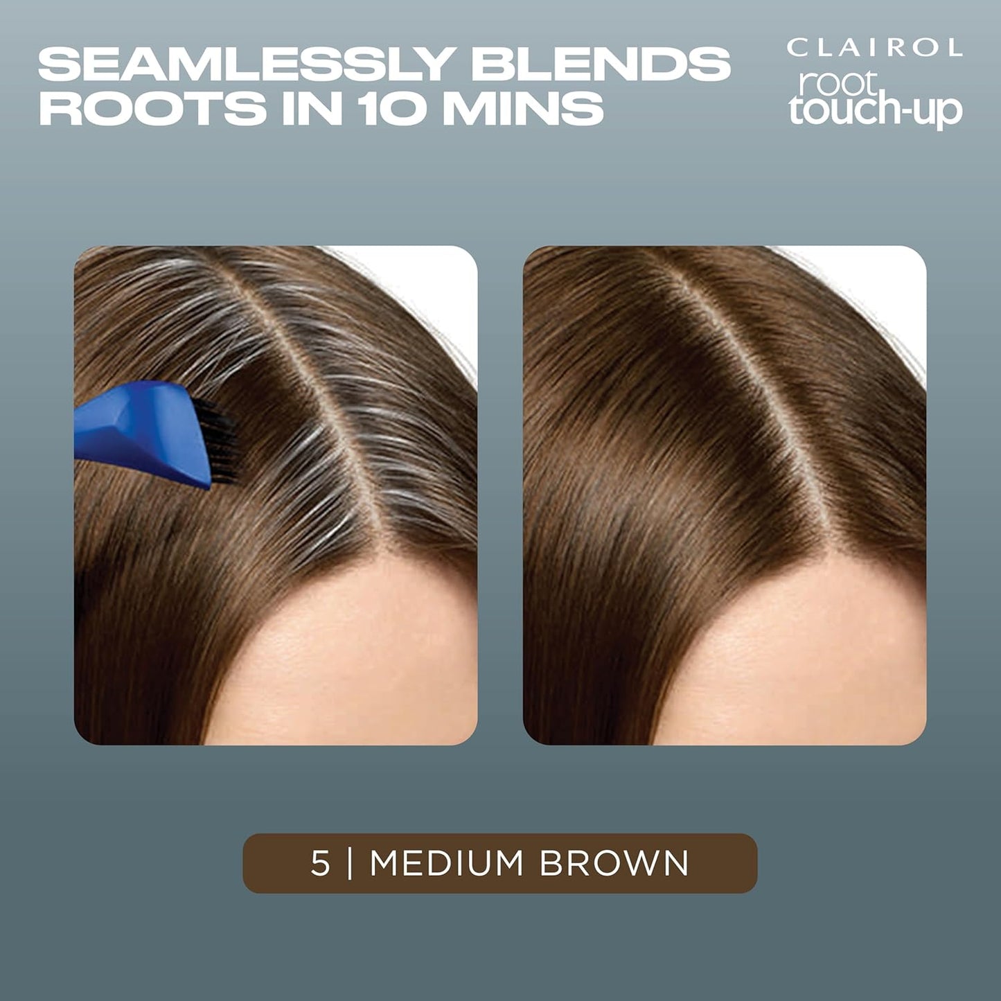 Clairol Root Touch Up Permanent Hair Dye, 5 Medium Brown, Pack of 1