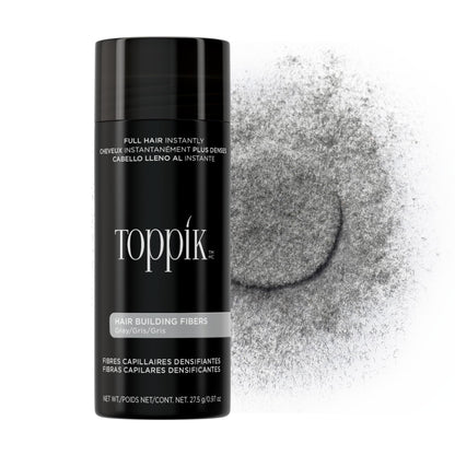 Toppik Hair Building Fibers, Fill In Fine or Thinning Hair Instantly Thicker, Fuller Looking Hair 9 Shades,4 size options