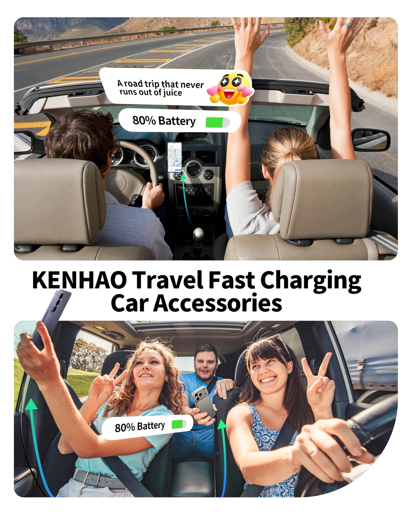 67W 3-Port Super Fast Type C Car Charger USB C for Samsung S26 S25 S24 S23