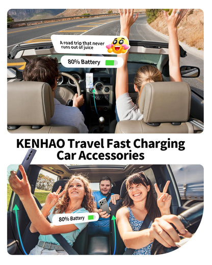 67W 3-Port Super Fast Type C Car Charger USB C for Samsung S26 S25 S24 S23